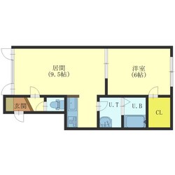 ドミールMKの物件間取画像